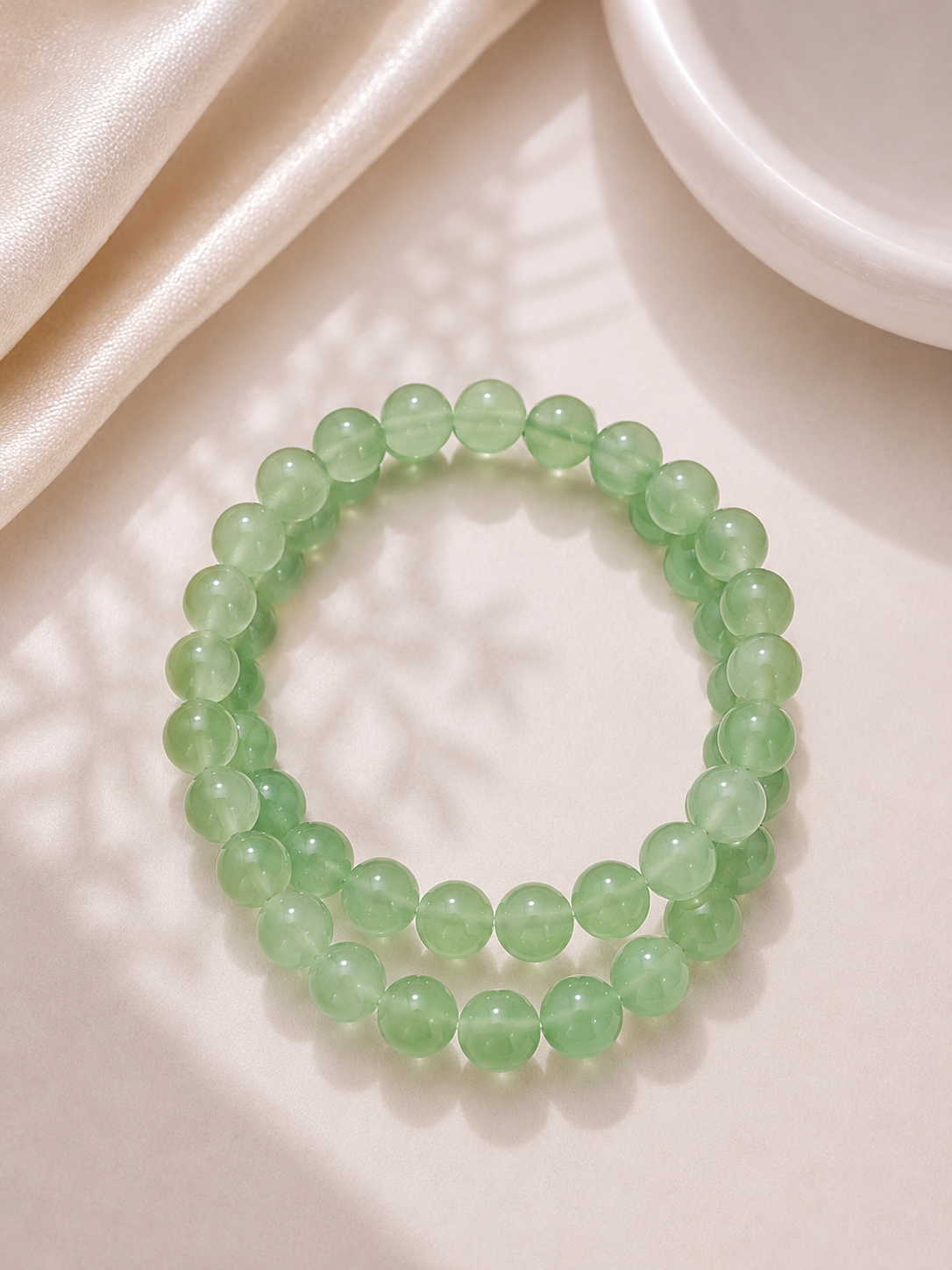 Crystal Glow Beaded Bracelet