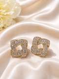 Crystal Bloom Stud Earrings