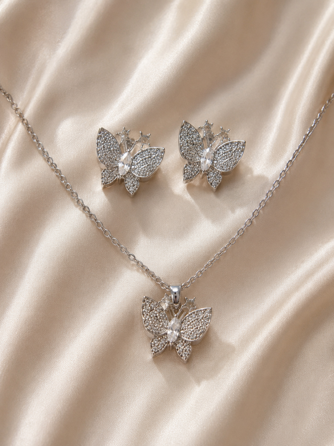 Celestial Butterfly Jewelry Set