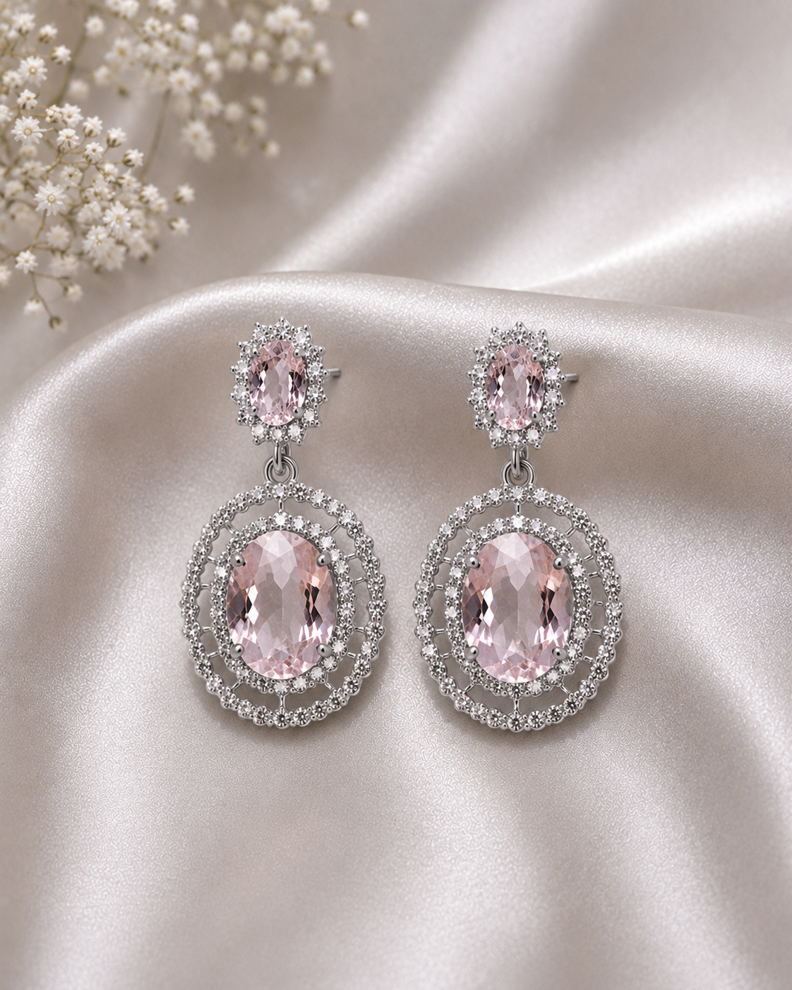 Royal Crystal Drop Earrings
