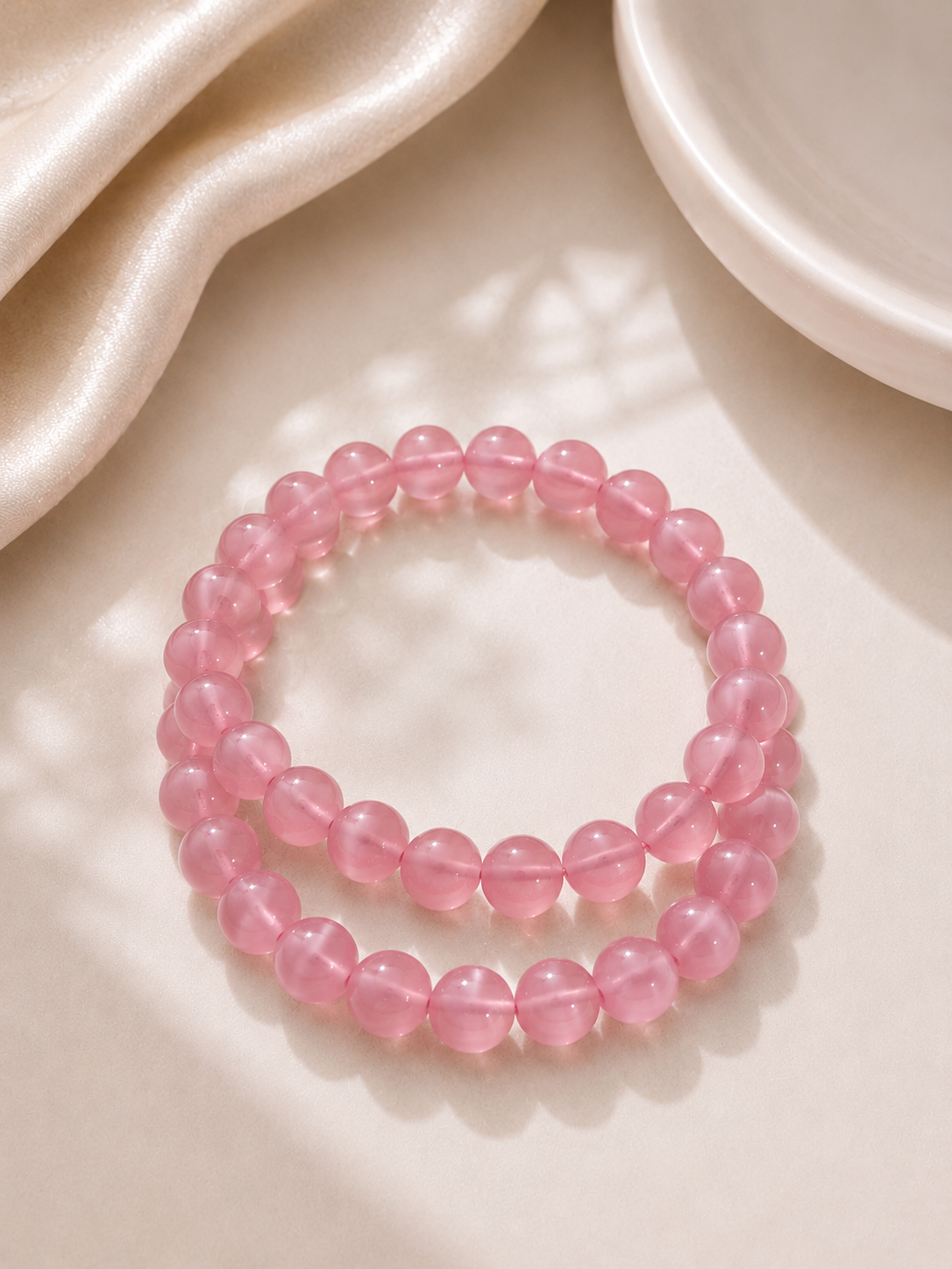 Crystal Glow Beaded Bracelet