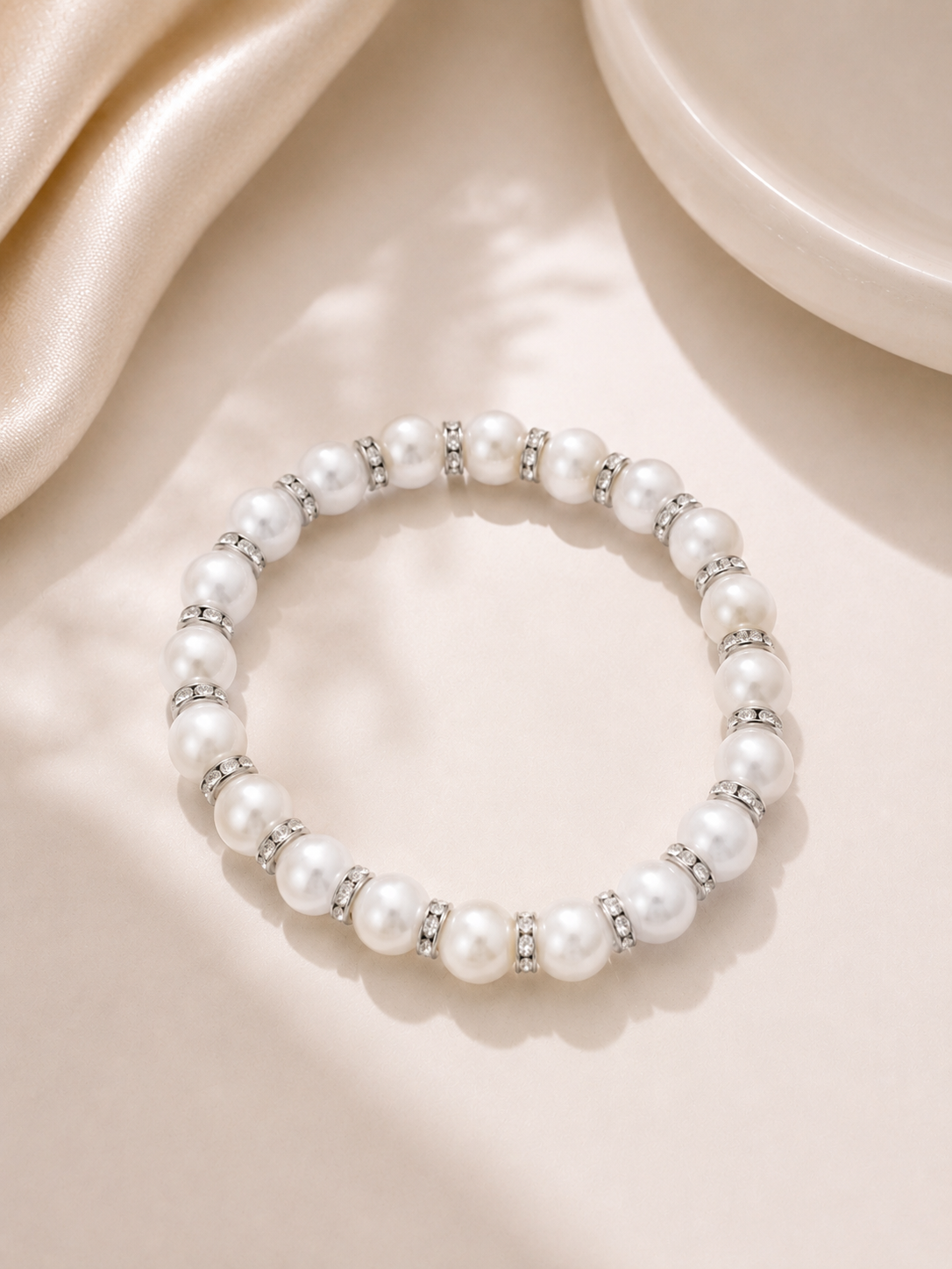 Classic Pearl Stretch Bracelet