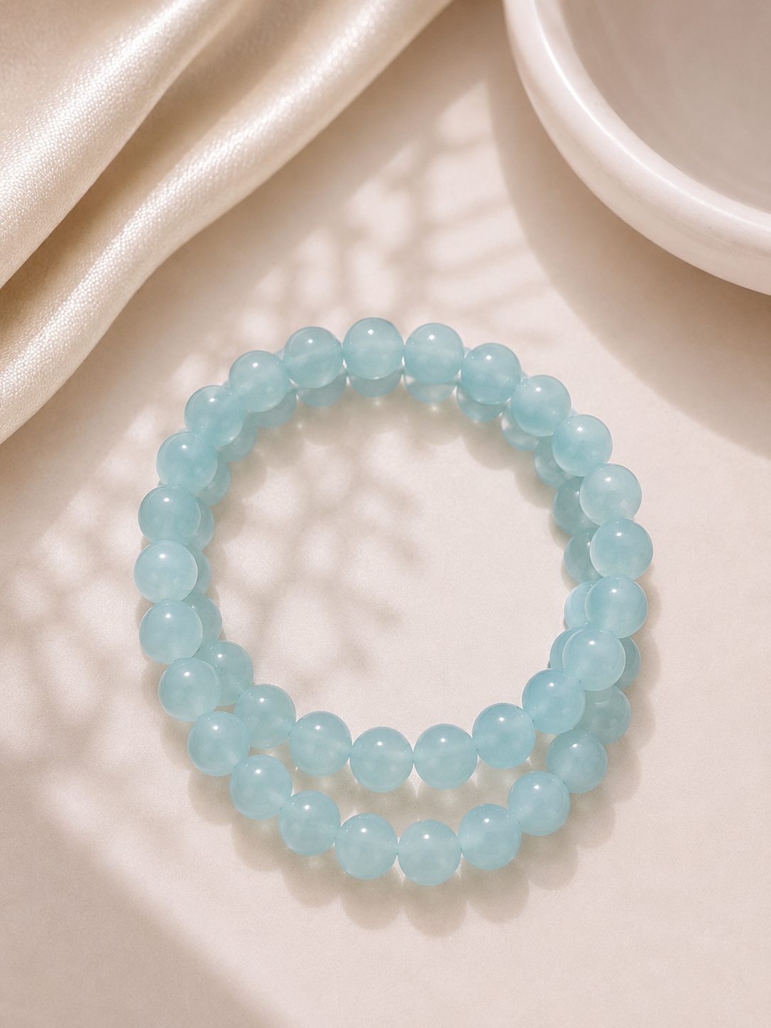 Crystal Glow Beaded Bracelet